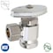 Thrifco Plumbing 1/2 Inch FIP x 1/2 Inch Comp Multi Turn Brass Angle Stop Valve 4405461 - alternate 1